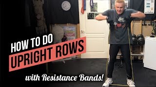 How to do Upright Rows with Resistance Bands: Best Resistance Bands Exercises And Variations!