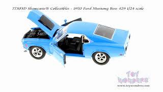 77303D Showcasts® Collectibles - 1970 Ford Mustang Boss 429 1/24 scale