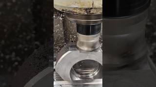 milling on Huron NU3 milling machine #asmr #machinist #machineshop #machine #chips #steel #chip