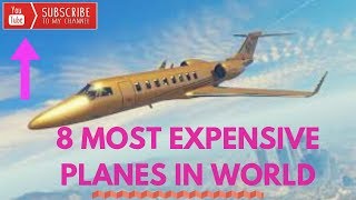 8 Most Expensive planes in the world || THE CREATOR