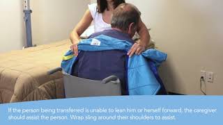 How to Position a Sling from a Chair or Wheelchair