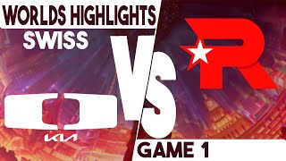 KT vs DK Game 1 Highlights | SwissStage | Worlds 2023 | kt Rolster vs Dplus Kia