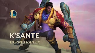 K'Sante: Pýcha Nazumah | Herní trailer – League of Legends