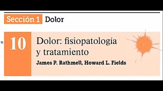 DOLOR: FISIOPATOLOGIA Y TRATAMIENTO