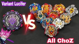 Variant Lucifer vs All ChoZ/Turbo Beyblade Battle 🔥🤩