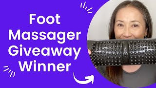 Foot Massager Giveaway winner