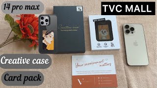 TVC MALL iPhone 14 Pro Max Creative Case /Creative case & Card Pack by Tvc Mall unboxing and review