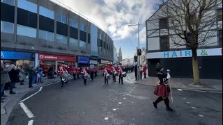 Lisburn Remembrance Sunday 2024  #remembrance #RBL #marchingband #poppy