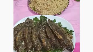 عزمت العيله كلها وجمعتهم🥰 ع أكلة سمك 🐟 واسرار طعم رز السمك البني أحلي من المطاعم 🤤❤️‍🔥👍