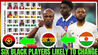 Ghana vs Angola | Ghanaian players likely to change clubs in the final days of the transfer window