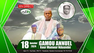 🔴Suite En Direct Gamou Annuel de Keur Mamour Ndoumbé du 18 Janvier 2024 ak PM TV