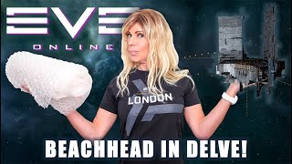 Eve Online - BEACHHEAD in DELVE! - PAPI Keepstar Online