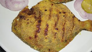 Pomfret Fish Fry #Pomfret fish tawa fry #Pomfret recipe