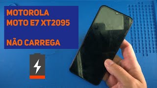 Motorola Moto E7 XT2095 não carrega