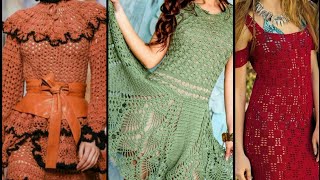 Most Demanding stylish and beautiful 😍 Crochet dresses Latest designs short dresses tops party dress