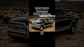 Все поколения Пикапа RAM 2500