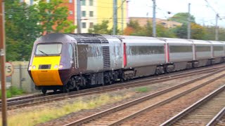 Trains at Stevenage, ECML - 11/10/23