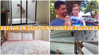 COMPREI O PAPEL DE PAREDE, VAI FICAR LINDO😍LIMPEZA NO JARDIM DE INVERNO | Amanda Maria