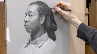 "DaLawn" – Portrait Drawing by David Jamieson