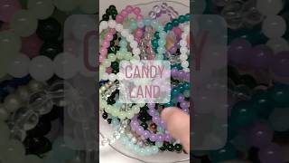 Welcome to candy land🤍💚🌸💙 #shortsvideo #smallbusiness #bracelets #barbie #asmrsounds