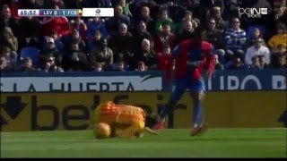 Neymar vs Levante Away (07/02/2016)