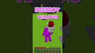 Can you DESTROY Yellow RAINBOW FRIENDS PS5 in Minecraft?