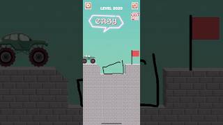 Draw bridge puzzle game level 2020  #drawing #game #Shorts