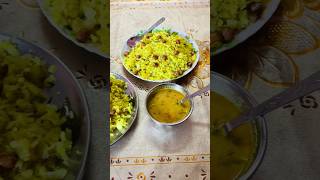 Poha with kadhi 🤤😍 #trending #tiktok #reels #viral #food #foodie #ytshorts #cooking #short #shorts