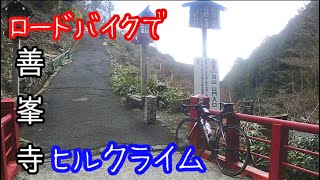 ロードバイクで善峯寺ヒルクライム