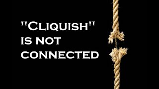 Cliquish is NOT Connected | Visions | Lk 11:43 | Prov 6:17 #godsprophets