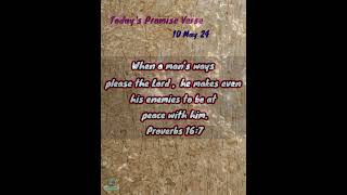 Today's Promise Verse 10 May 24