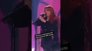 Wynonna Judd honors late mom Naomi at CMT Awards #wynonnajudd #gwenstefani #cmtawards #cmt #hype