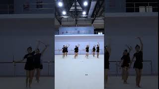 Clubs dance steps #rhythmicgymnastics #ad #rg #хореография #gymnasticscoach