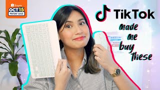 Tiktok Made Me Buy These (WORTH IT SHOPEE FINDS) | ixa