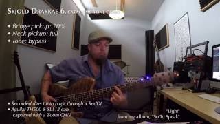 Damian Erskine playing "Light" (Skjold 6 bass demo)