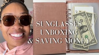 New Glasses Try-On & Unboxing from Firmoo | Savings Challenge Sunday | Low Income Savings Challenges