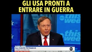 Gli Usa pronti a entrare in guerra contro la Russia. L’agghiacciante ultimatum del generale Petraeus