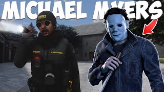 MICHAEL MYERS ATTACKS PLAYERS in GTA 5 RP