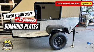 DIY Squaredrop Trailer Re-Build Update #6: Elevating the Toughness with Aluminum Diamond Plate