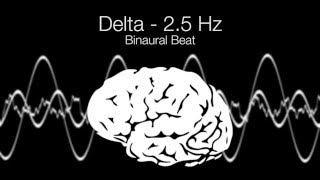 'Relaxing Endorphines' Delta Binaural Beats - 2.5Hz (1h Pure)