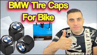 INSTALLING BMW Tire Valve Caps On My Electric Bike .Looks Stunning