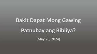 Bakit Dapat Mong Gawing Patnubay ang Bibliya? #bibletalk #jehovahswitnesses #youtube