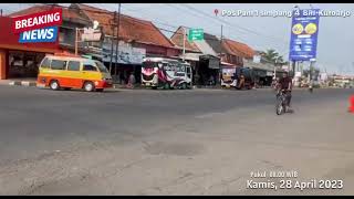 LIVE REPORT POLRES PURWOREJO Di Pos Pam simpang  4 BRI Kutoarjo Jumat 28  April 2023 Pukul 08.00 wib