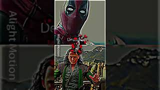 Loki Vs Deadpool #shorts #marvel #short #dc #deadpool #loki #kratos #death