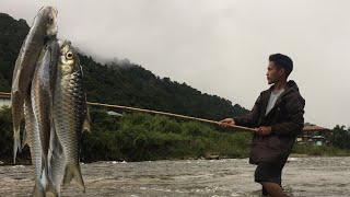 Fishing Wit Local Bamboo /Pare Rivers Lucky Day