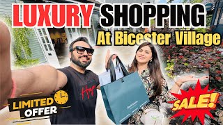 LUXURY Shopping In Afforable price at @bicestervillage UK❤️|London Bicester Outlet Indian Youtuber