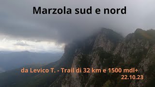 Marzola sud e nord da Levico Terme in Valsugana,Trento