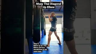 Muay Thai Diagonal Up Elbow