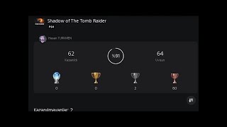 Shadow Of The Tomb Raider Streaming GO For Platinum Trophy  (I'M TIRED ENOUGH )