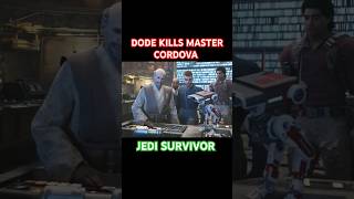 Bode Kills Master Cordova - Jedi Survivor #gaming #starwars #jedisurvivor #viral #fyp #shorts